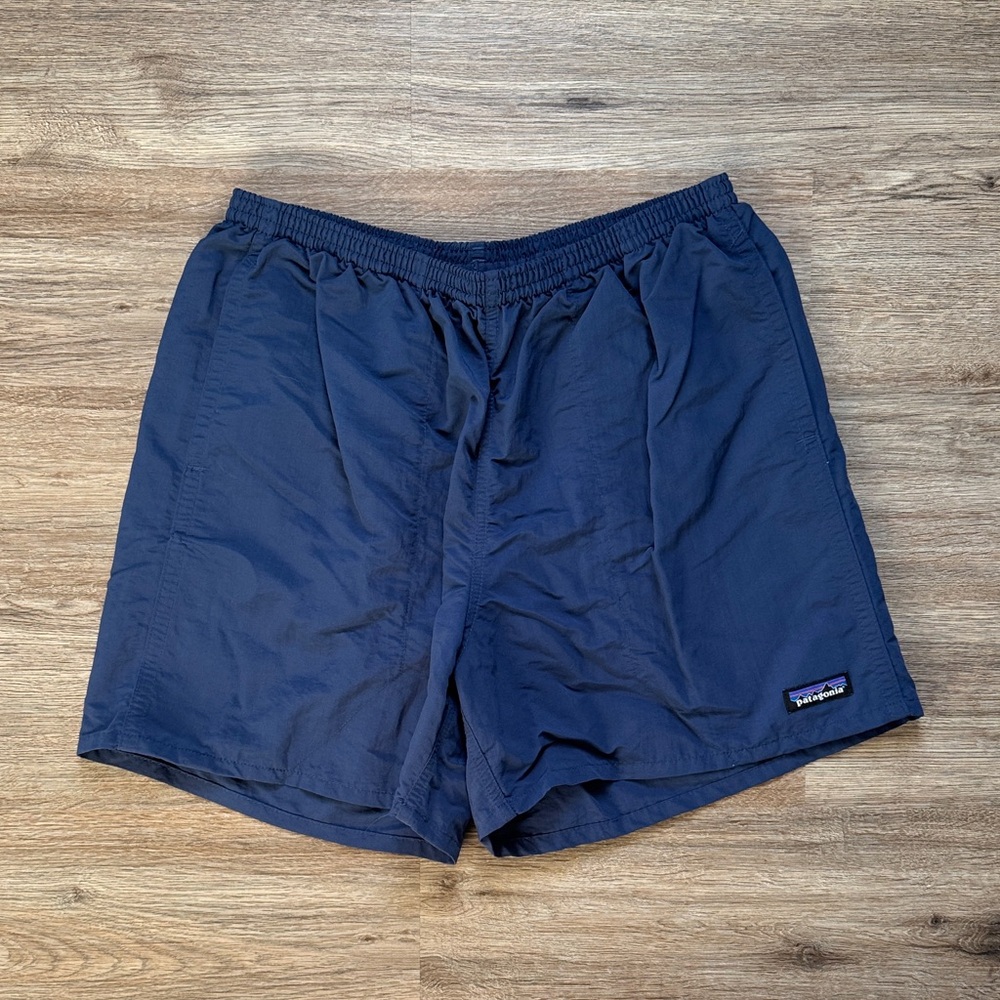 Patagonia Navy Blue 5” Athletic Shorts